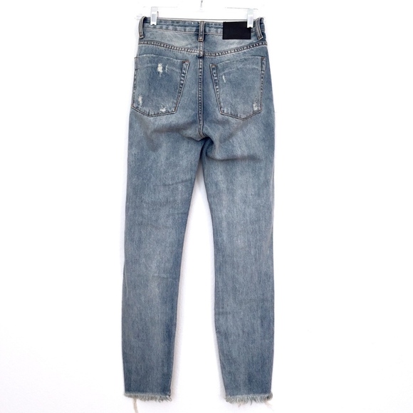 ONE TEASPOON Whiskey High Waist Freebirds Jeans - Picture 5 of 7